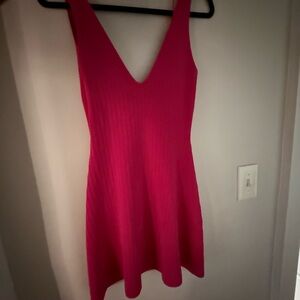 Vibrant Pink Sleeveless Dress